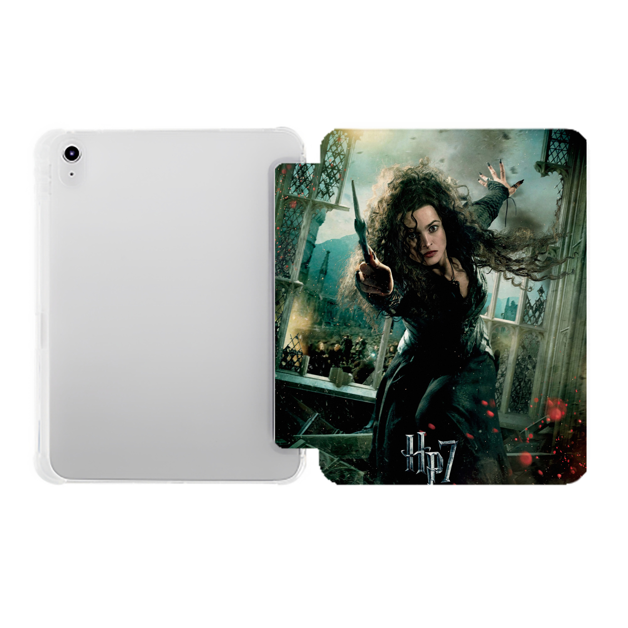 （画像用） Harry Potter ハリー・ポッターシリーズ IPad ケース ペン収納付き 三つ折りスタンド PUレザー×シリコン 対応機種9.5/10.5/10.9インチ